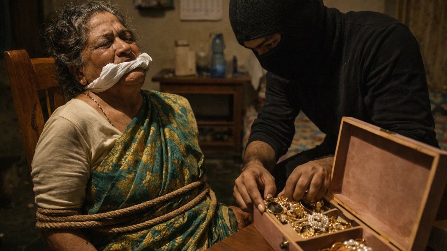 Mangaluru crime: Thief ties elderly woman, stuffs cloth in mouth and loots valuables after entering house on pretext of requesting water 