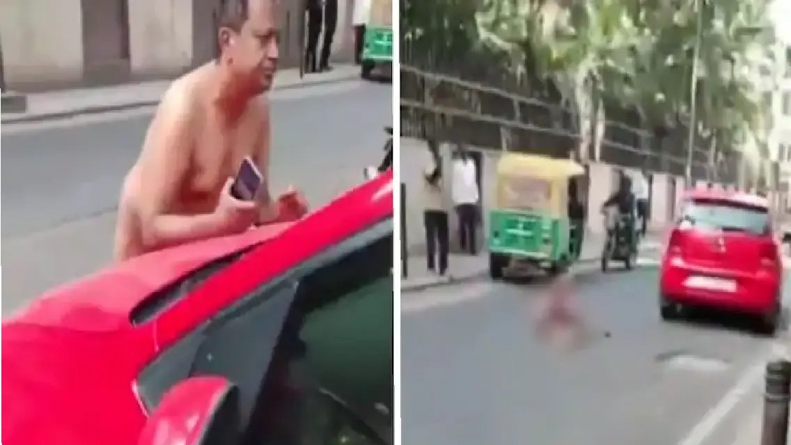 Man booked for public nuisance after video shows him naked on Lavelle Road in Bengaluru