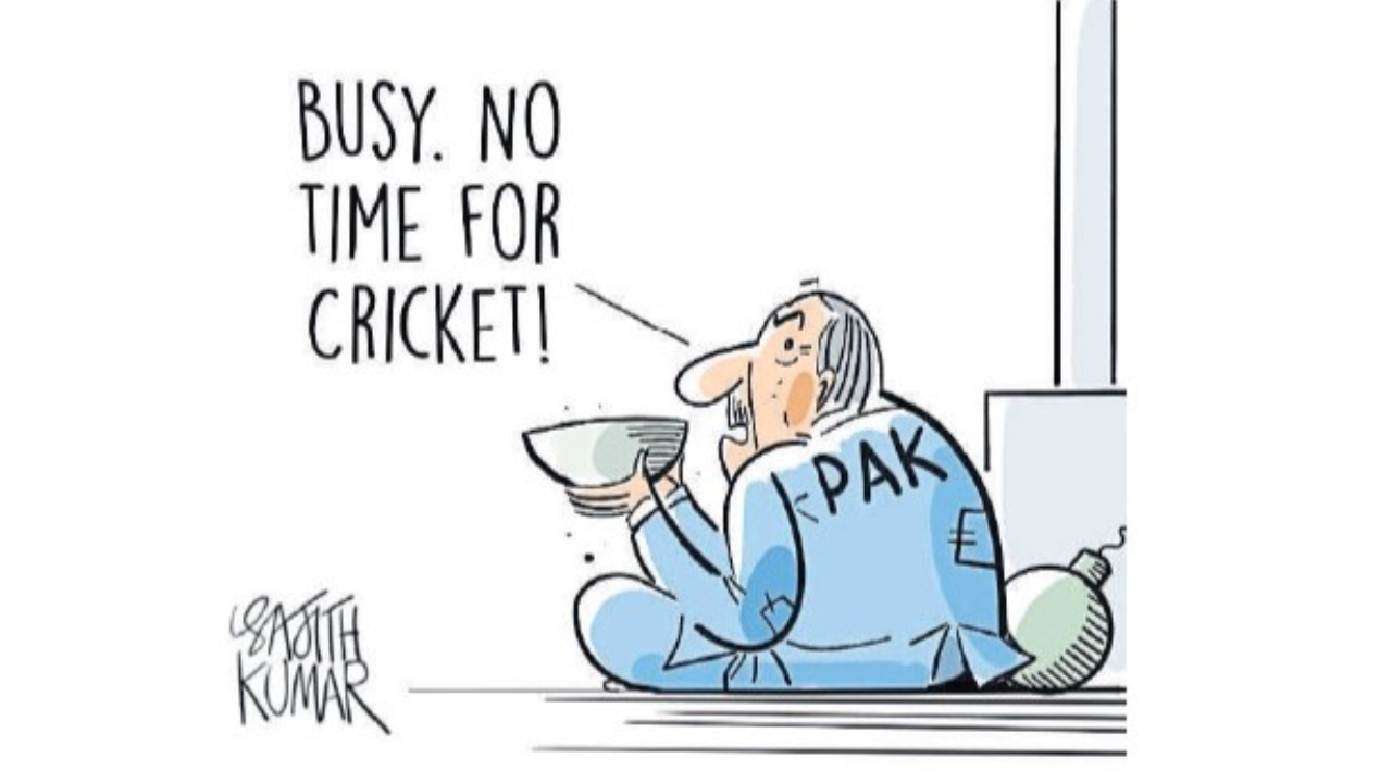 DH Toon | No time for cricket