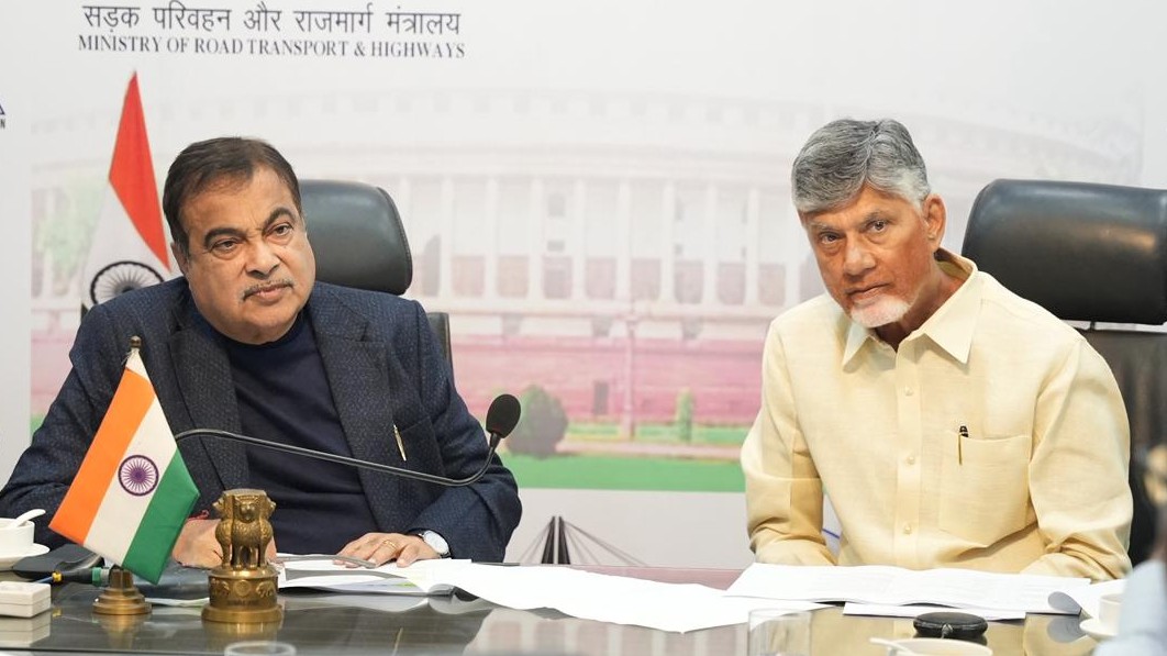 Andhra Pradesh CM Chandrababu Naidu thanks Nitin Gadkari for over Rs 570 crore Machilipatnam port connectivity project