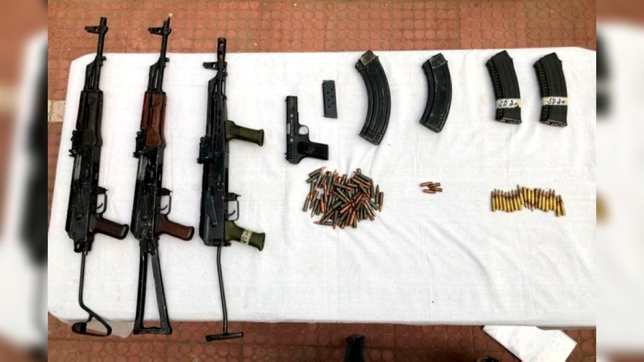 Chhattisgarh: Arms, weapon-making equipment seized from Naxal dumps in Gariaband