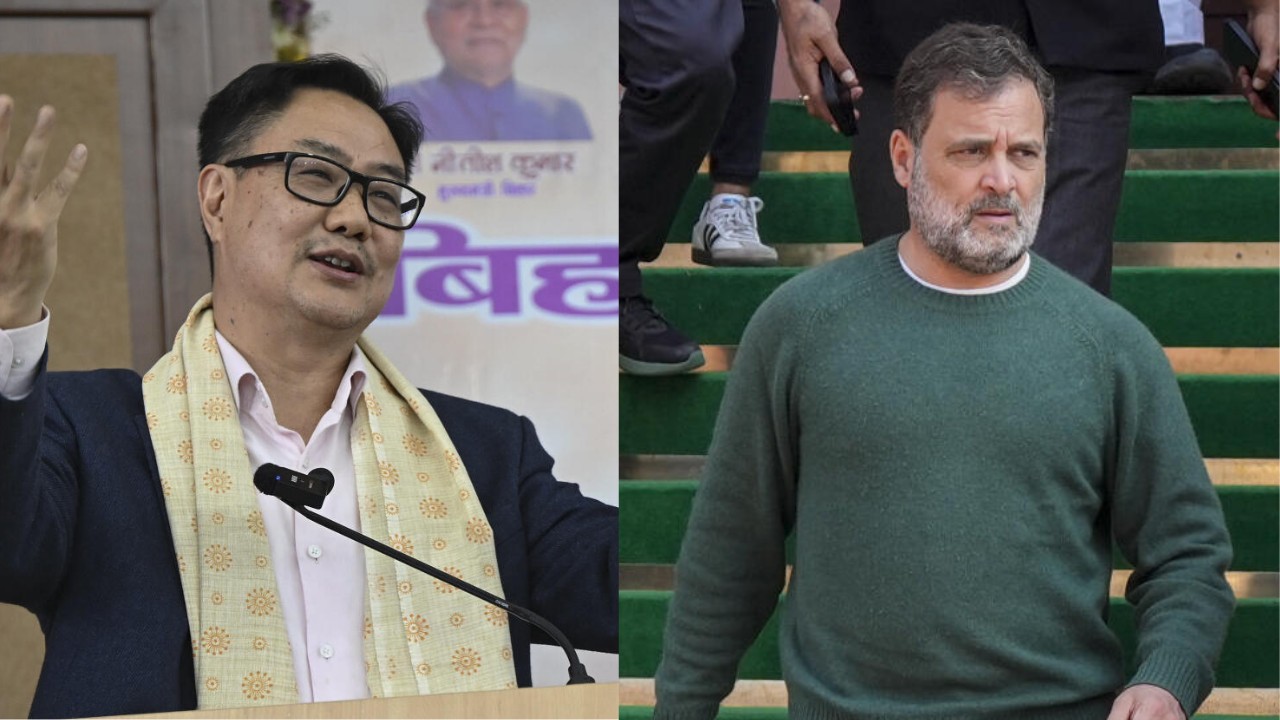 Rahul Gandhi’s claim of Opposition reaching understanding with Om Birla not true: Kiren Rijiju