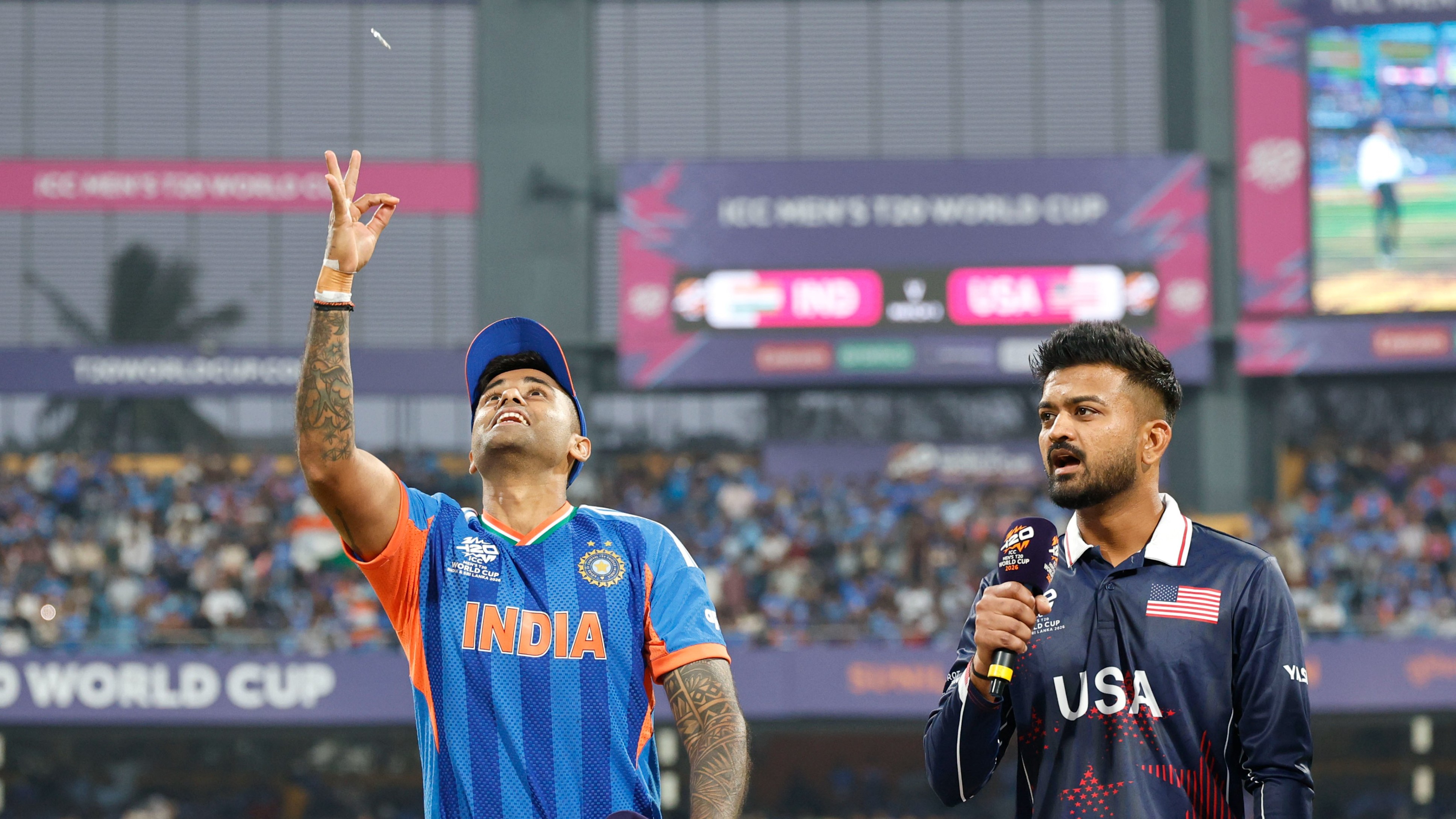 ICC T20 World Cup 2026: USA win toss, bowl first