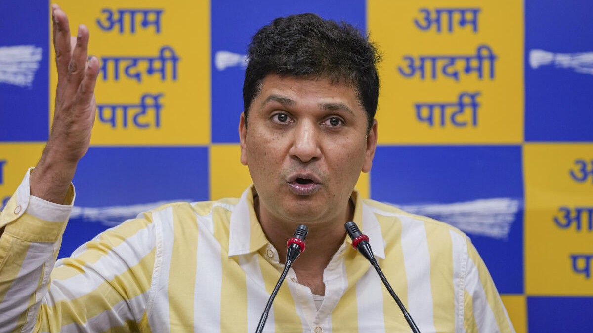 Delhi biker's death: AAP's Saurabh Bharadwaj detained while trying to light candles near pit