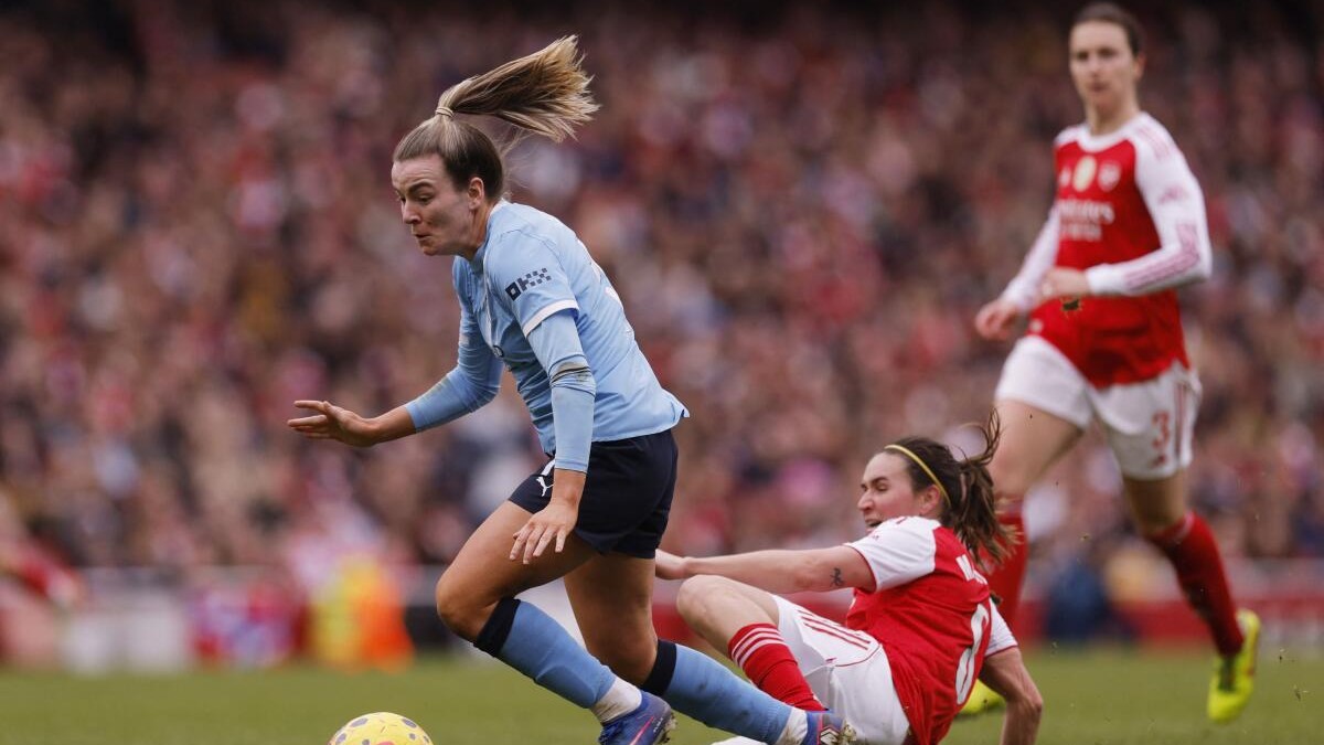 Arsenal end Manchester City's winning run in Women's Super League, Liverpool move off bottom