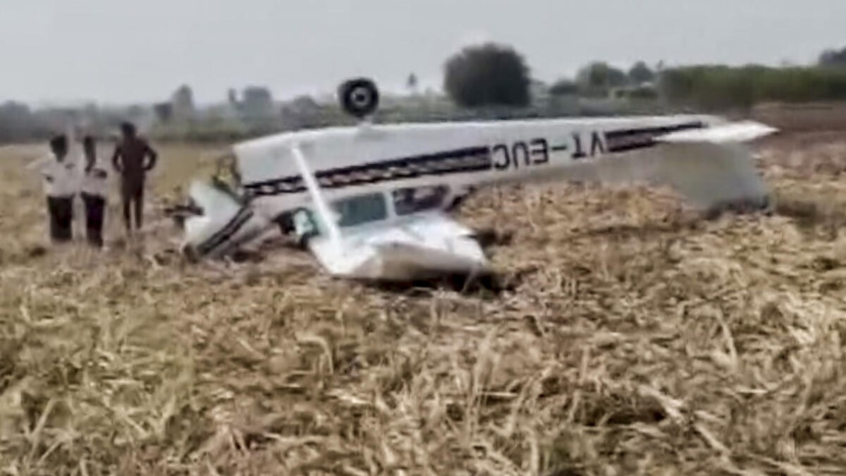50-year-old trainer aircraft crash near Belagavi airport due to fuel shortage: Centre