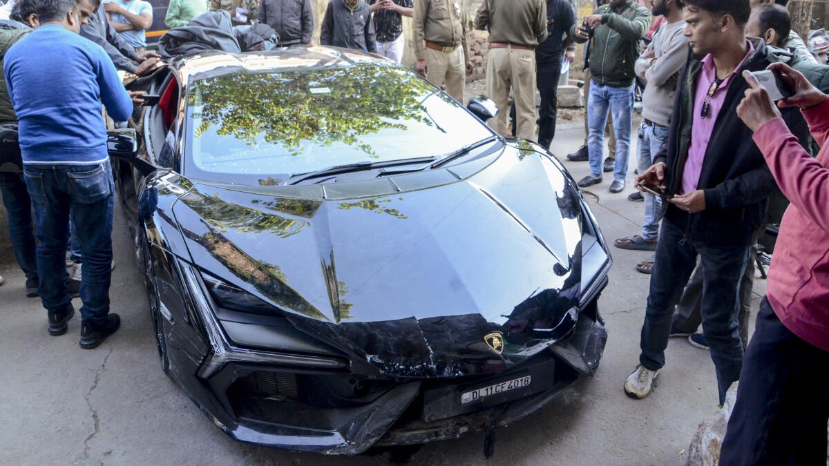 Kanpur Lamborghini crash | Tobacco baron's son to undergo medical exam, no arrests yet