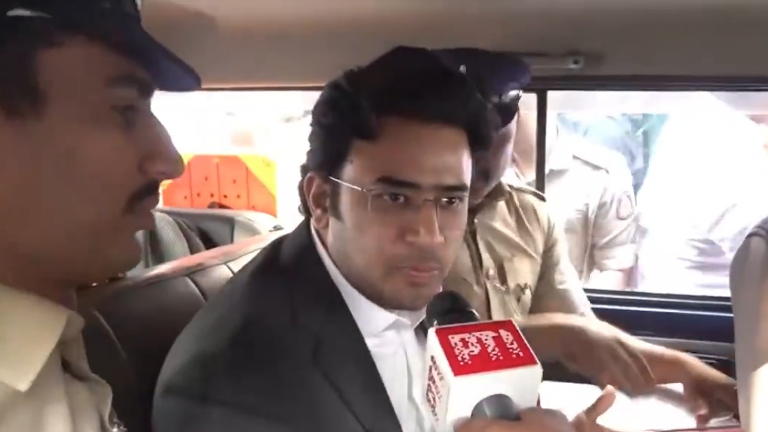 Empty trunk protest: Bangalore South MP Tejasvi Surya detained during stir against Namma Metro fare hike