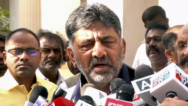 Karnataka Deputy CM D K Shivakumar attends meeting on Assam polls in Delhi
