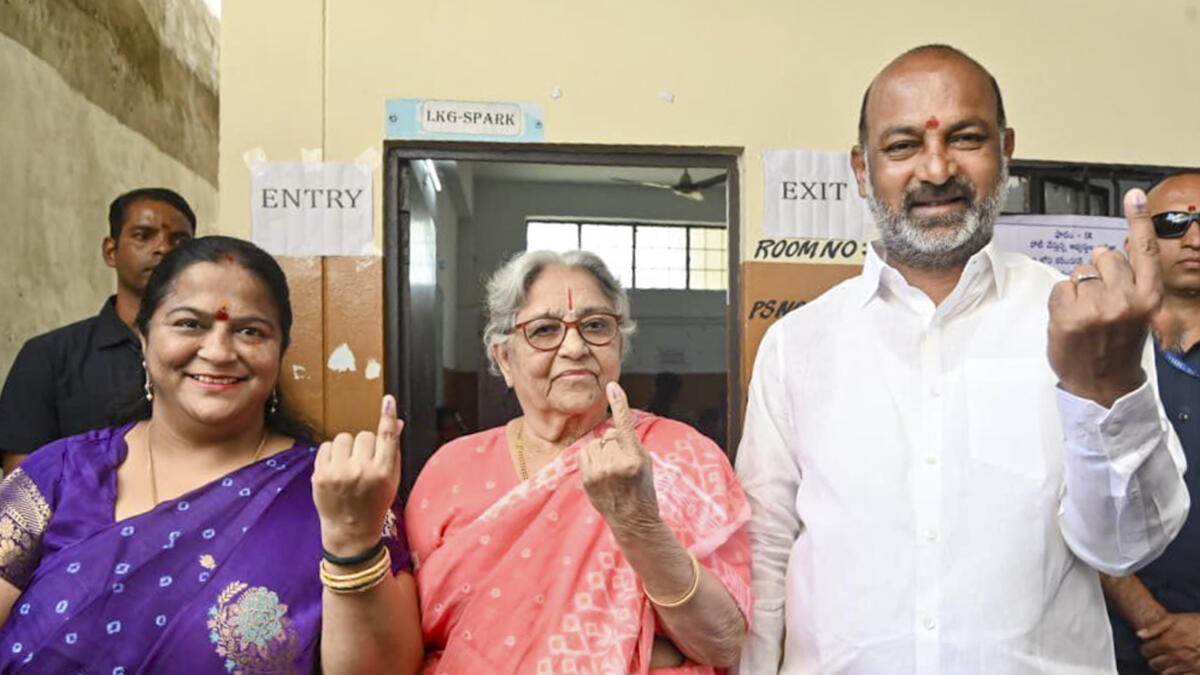 Telangana urban polls conclude amid Opposition's claims of misconduct by Congress