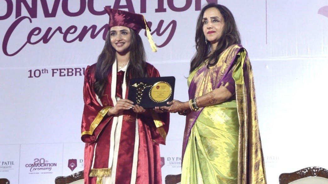 Social Media can’t stop cheering as Sreeleela finally receives her MBBS degree