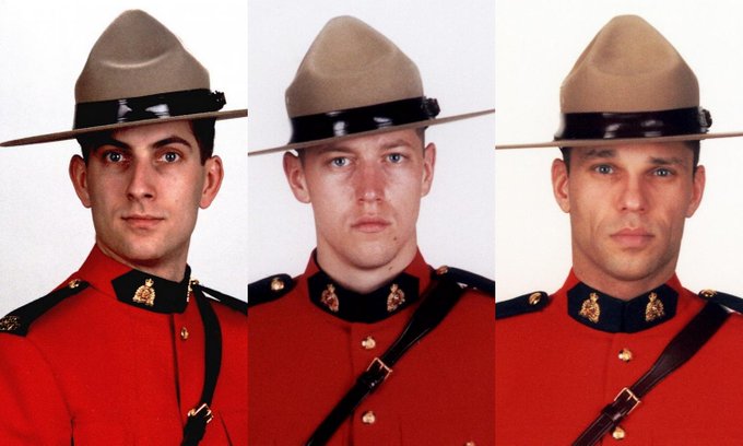  Constables Douglas Larche, David Ross  and Fabrice Gevaudan.