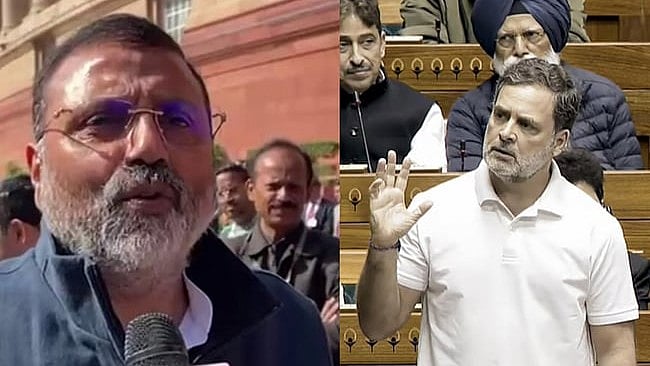 Nishikant Dubey: BJP MP submits a substantive motion in the Lok Sabha seeking cancellation of Rahul Gandhi’s membership, accusing him of colluding with anti-India forces. The proposal now awaits the Speaker’s consideration amid sharp political sparring.