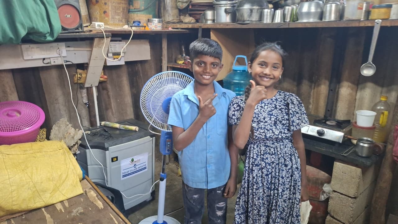 Solar light for 165 low-income homes in Bengaluru