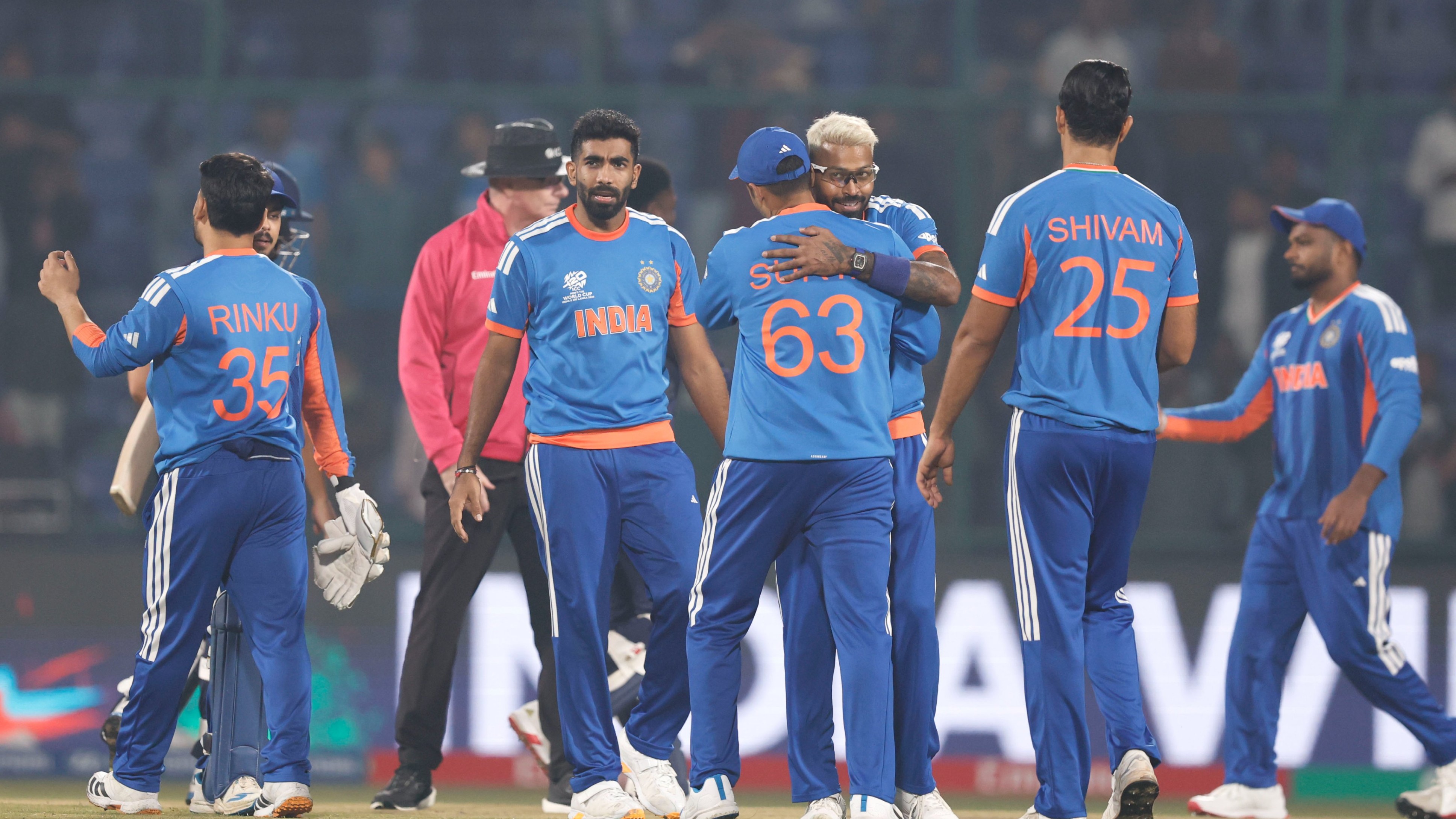 ICC T20 World Cup 2026 | Kishan, Pandya and bowlers shine as India beat Namibia by 93 runs