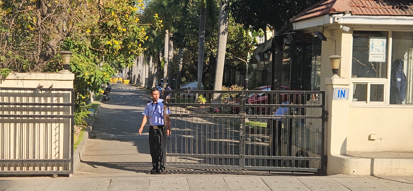 Adarsh Vista Apartments in Vignan Nagar near HAL where the family lived. 