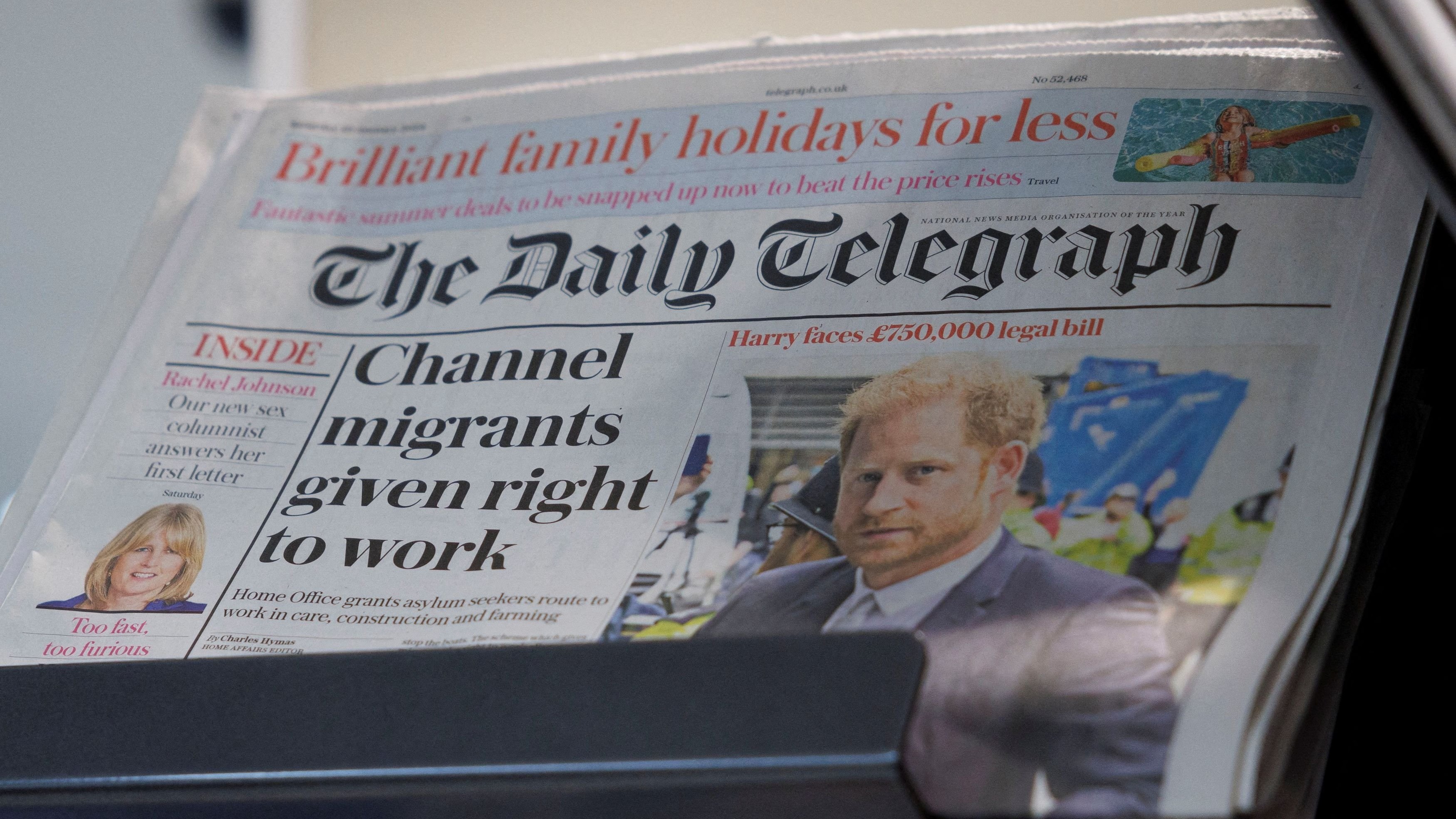 UK launches public-interest, competition probe into Daily Mail-Telegraph takeover