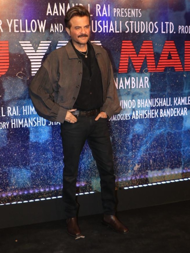 Anil Kapoor made a high-octane entrance at the Tu Yaa Main screening in Mumbai.