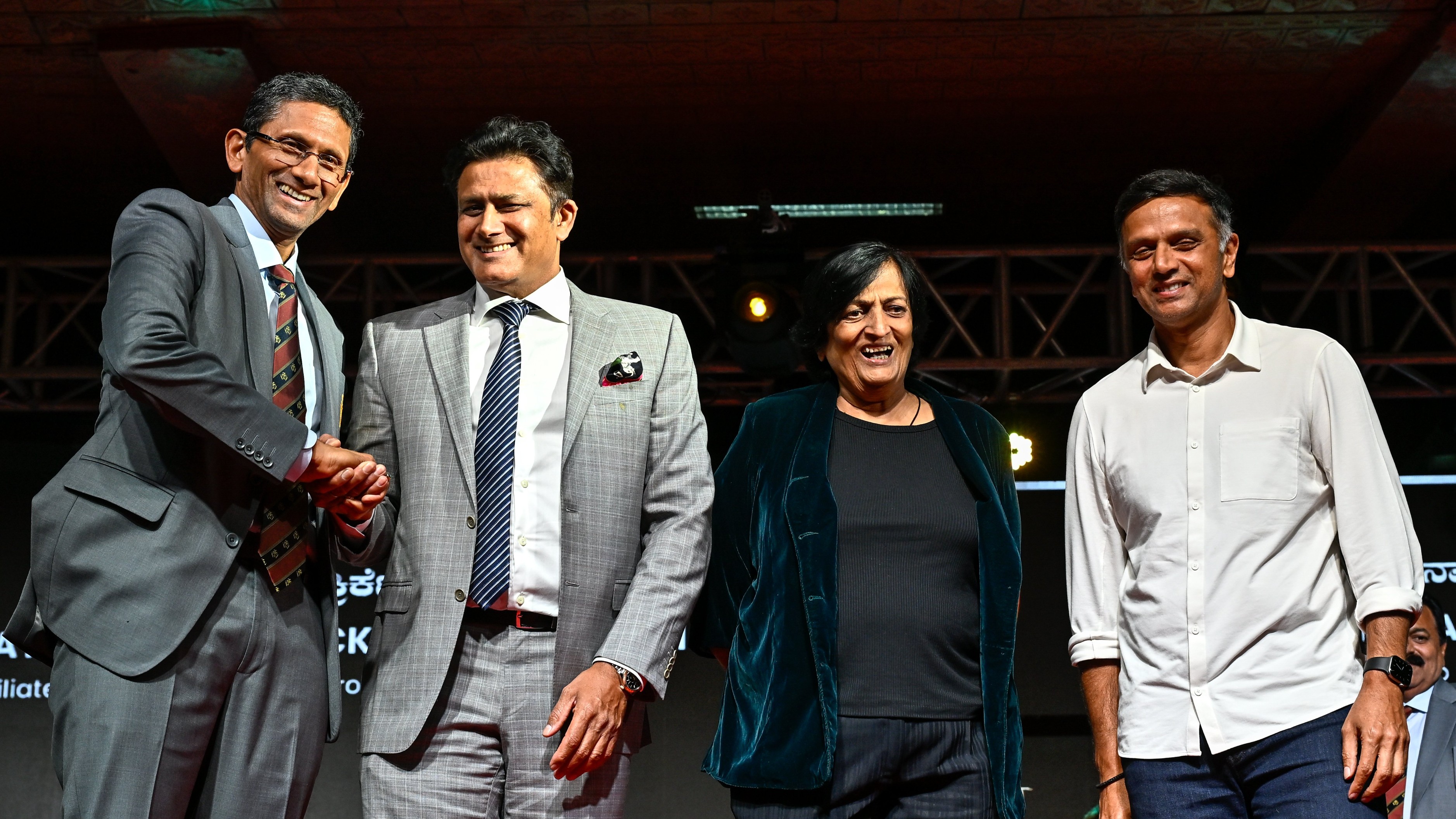 'KSCA has been home to us': Kumble, Dravid thank association for naming bowling ends after them