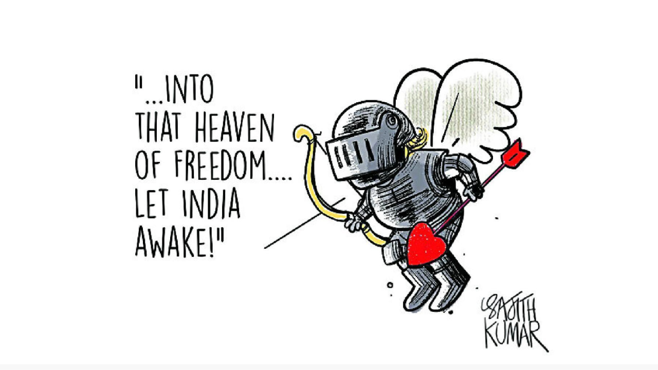 DH Toon | Let India awake  