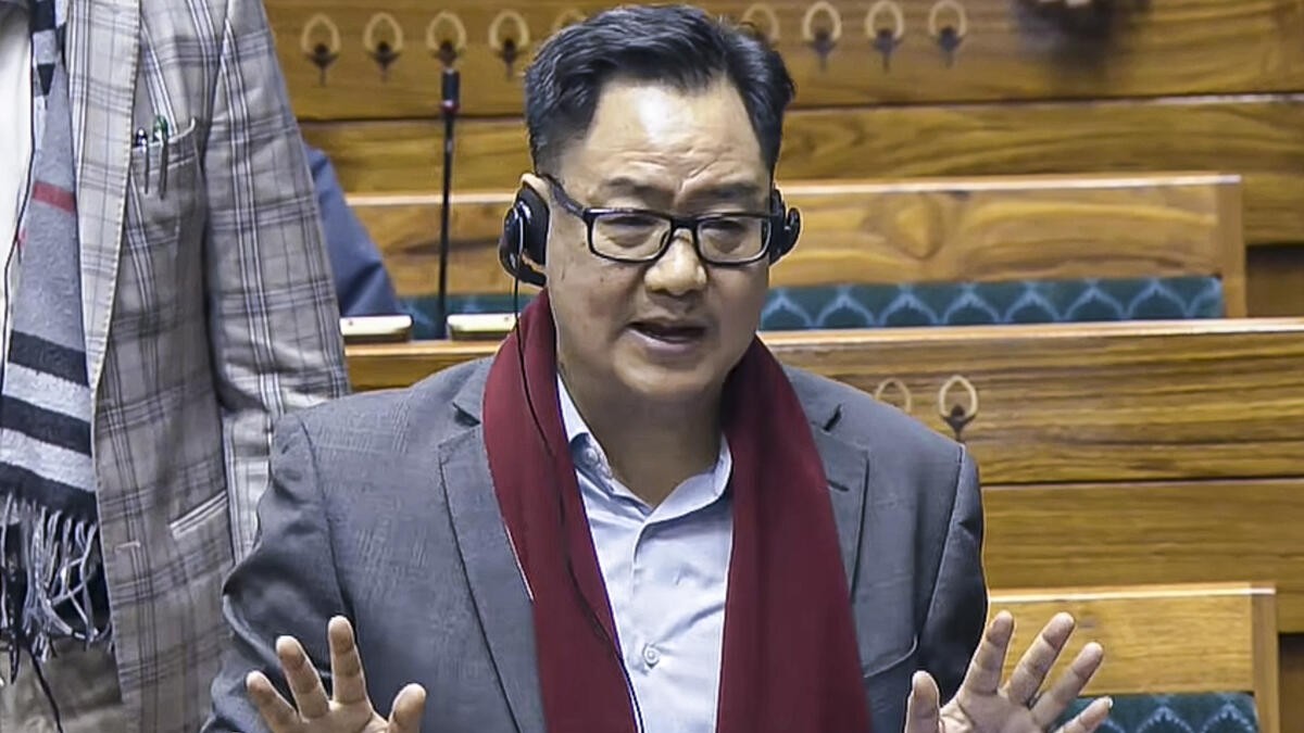 Rahul tutored by NGOs that good days will come for Congress; he is not interested in running Parliament: Rijiju