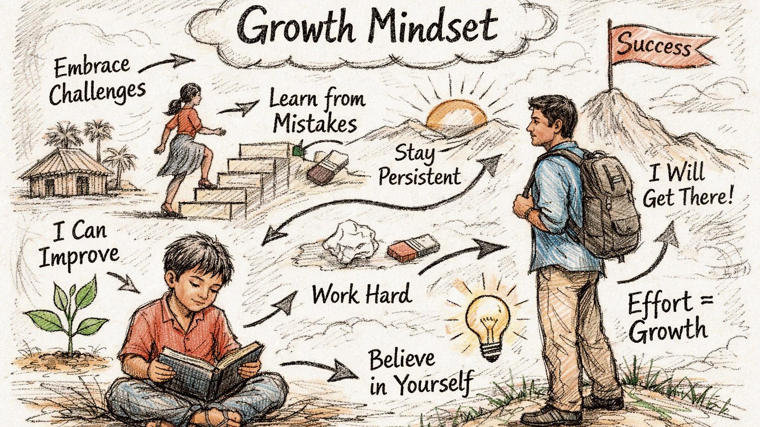 A growth mindset will take you places
