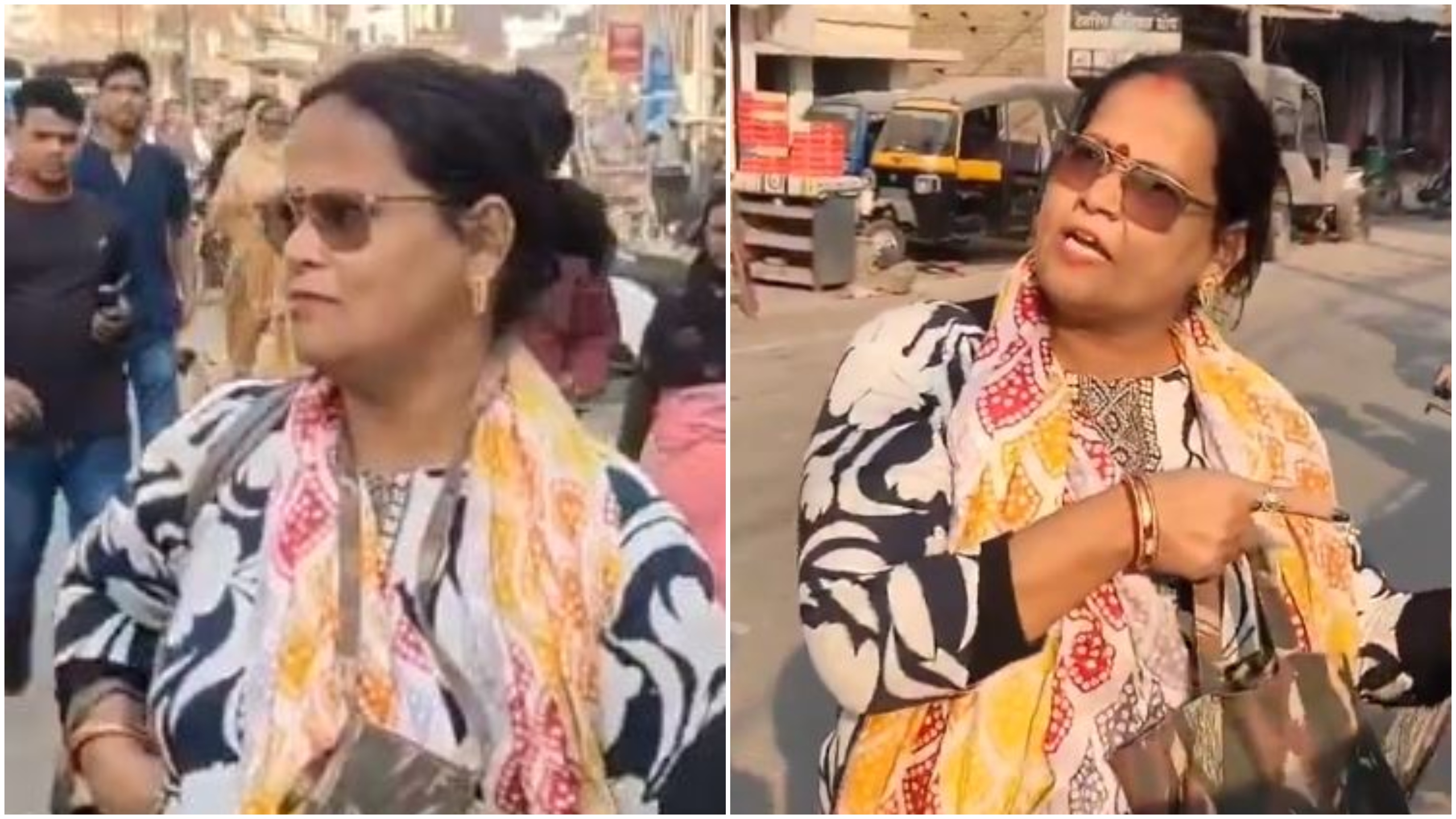 Watch | 'Call whoever you want': Bihar woman slaps daughter in public, forces her to carry bricks in school bag