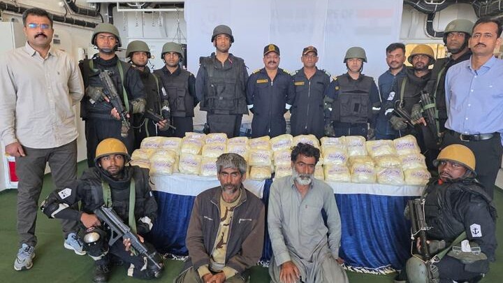 Gujarat ATS foils major drug smuggling attempt, arrests two Iranians off Porbandar coast