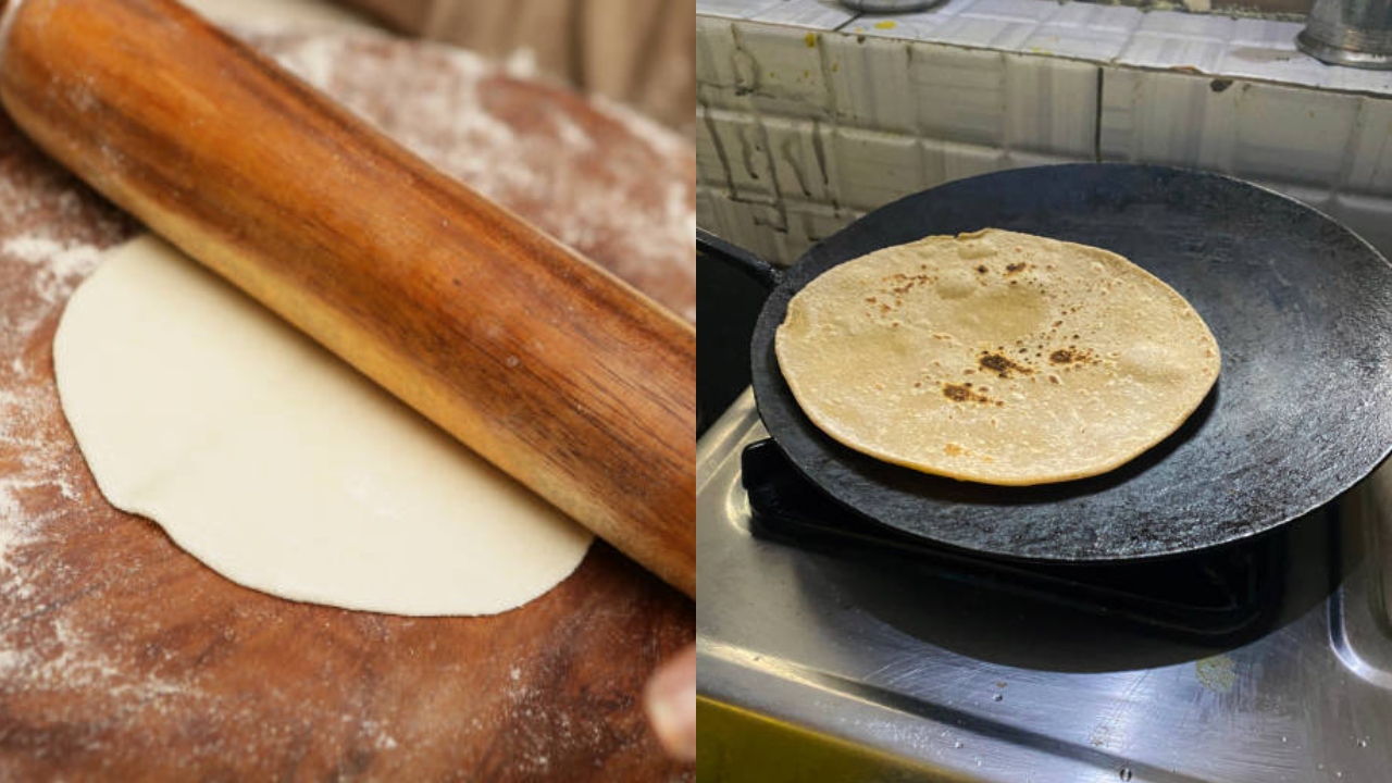 Between the button and the belan