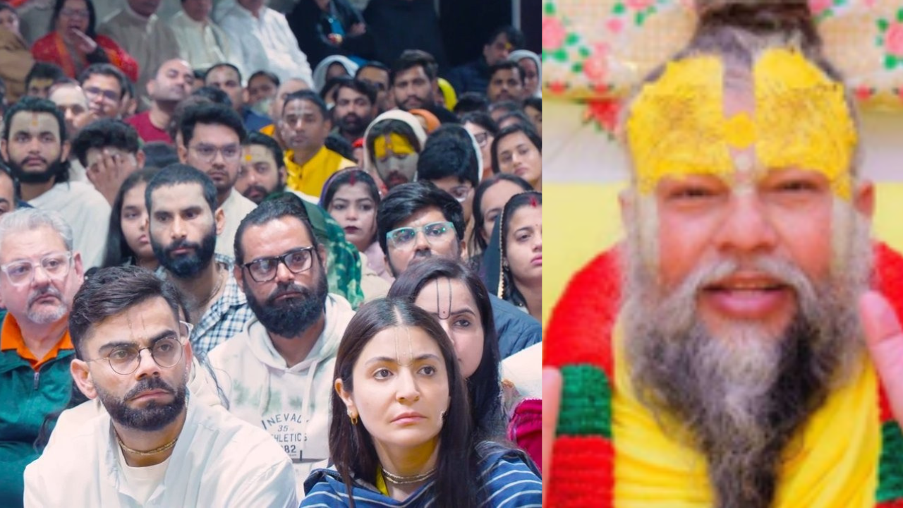 Virat Kohli, Anushka Sharma visit Premanand Ji Maharaj Ashram at Vrindavan