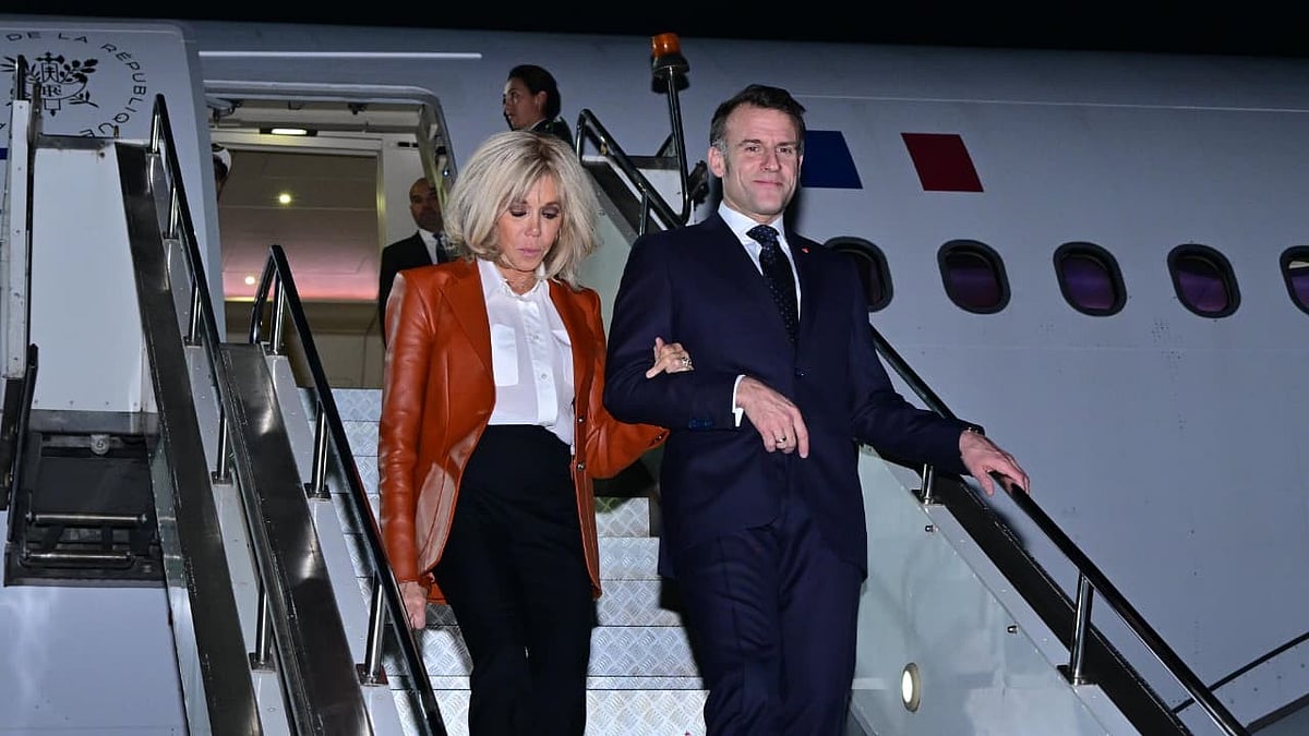 French President Macron Arrives in Mumbai for Strategic Talks with PM Modi