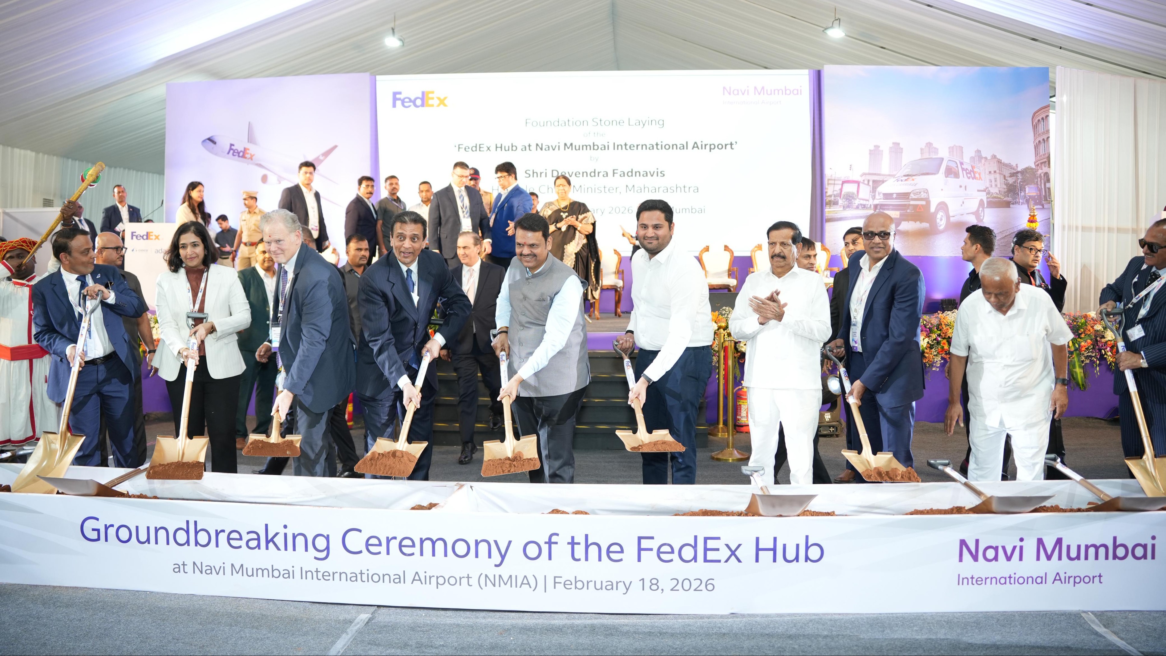 FedEx breaks ground on fully automated air cargo hub at Navi Mumbai International Airport