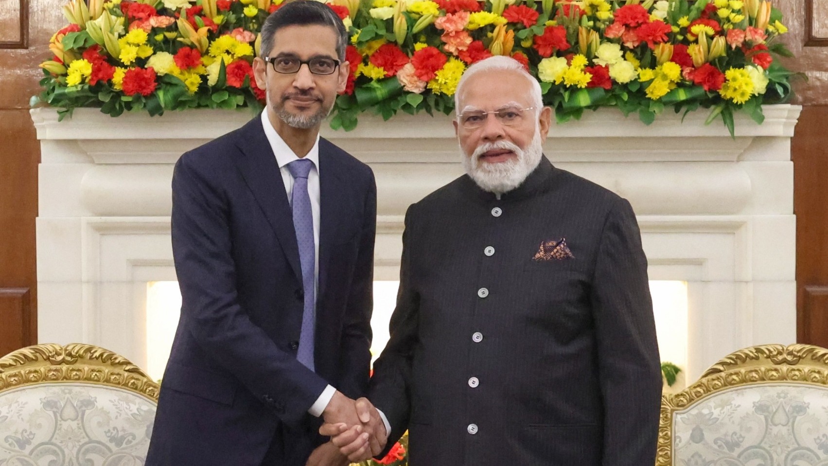 Google CEO Sundar Pichai meets PM Modi at AI Impact Summit 