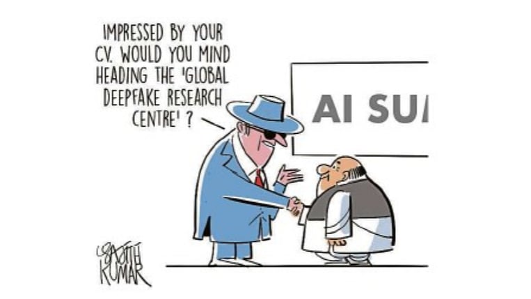 DH Toon | 'Global Deepfake Research Centre'