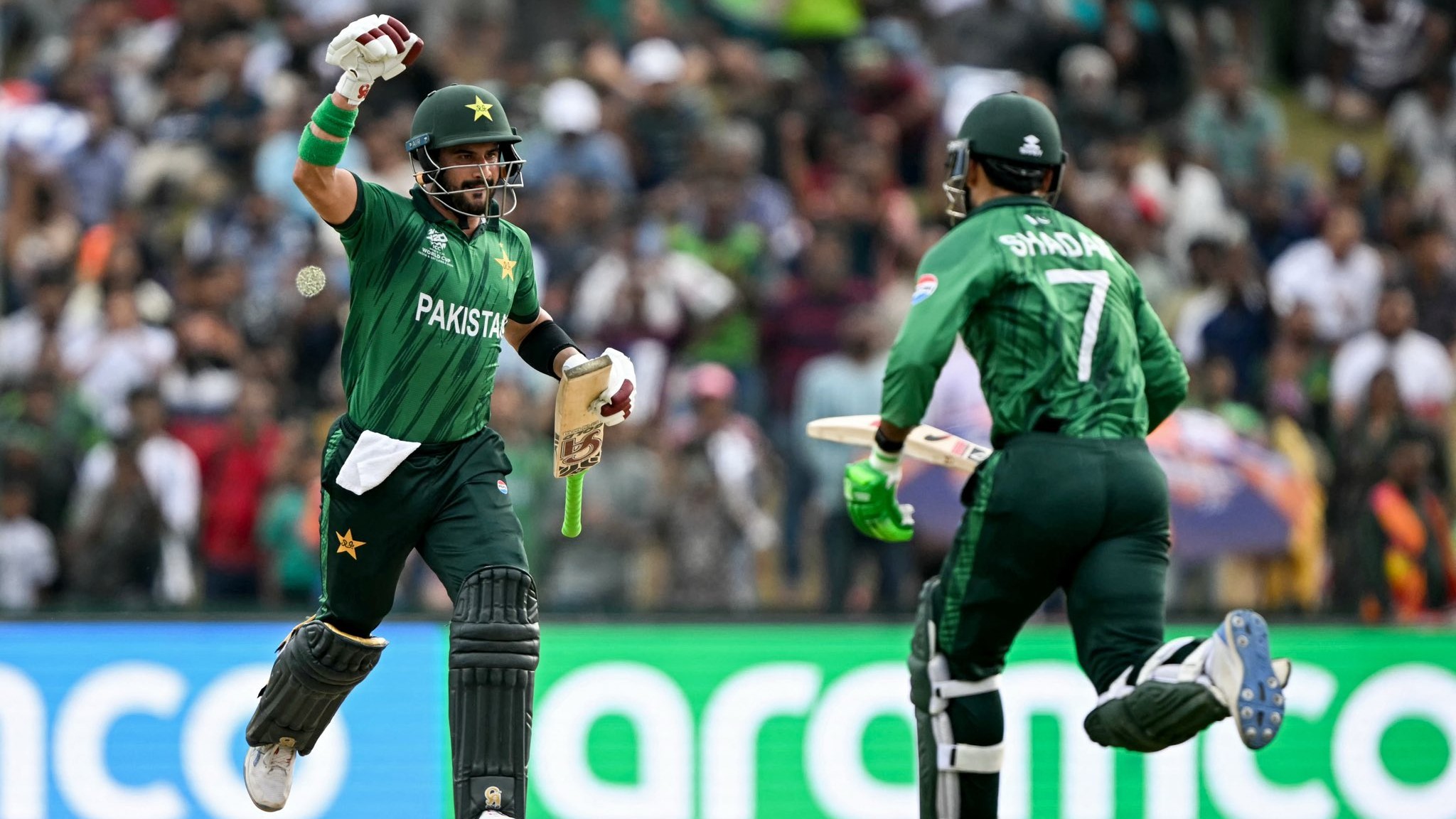ICC T20 World Cup | Farhan's maiden ton fires Pakistan into Super Eight