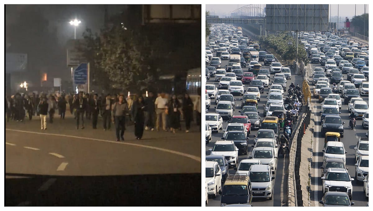 Delhi traffic chaos: Delegates at the India AI Impact Summit 2026 were left stranded as roads near Bharat Mandapam were sealed for VVIP movement and metro access shut. Attendees walked kilometres for cabs, sparking criticism over poor planning and gridlock.