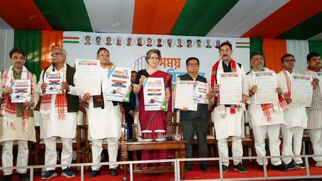 Congress releases 20-point 'chargesheets' against CM Himanta, BJP