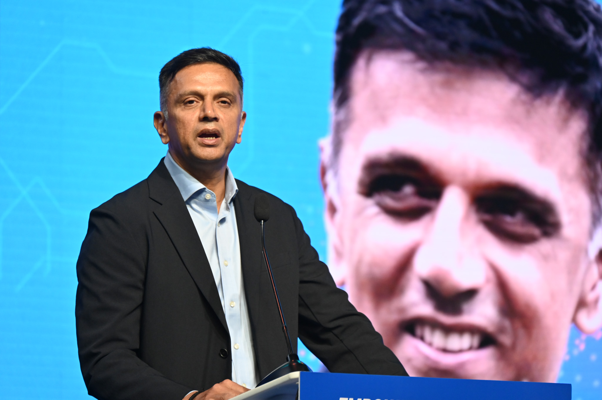 Rahul Dravid speaks at the DH Bengaluru 2040 Summit.