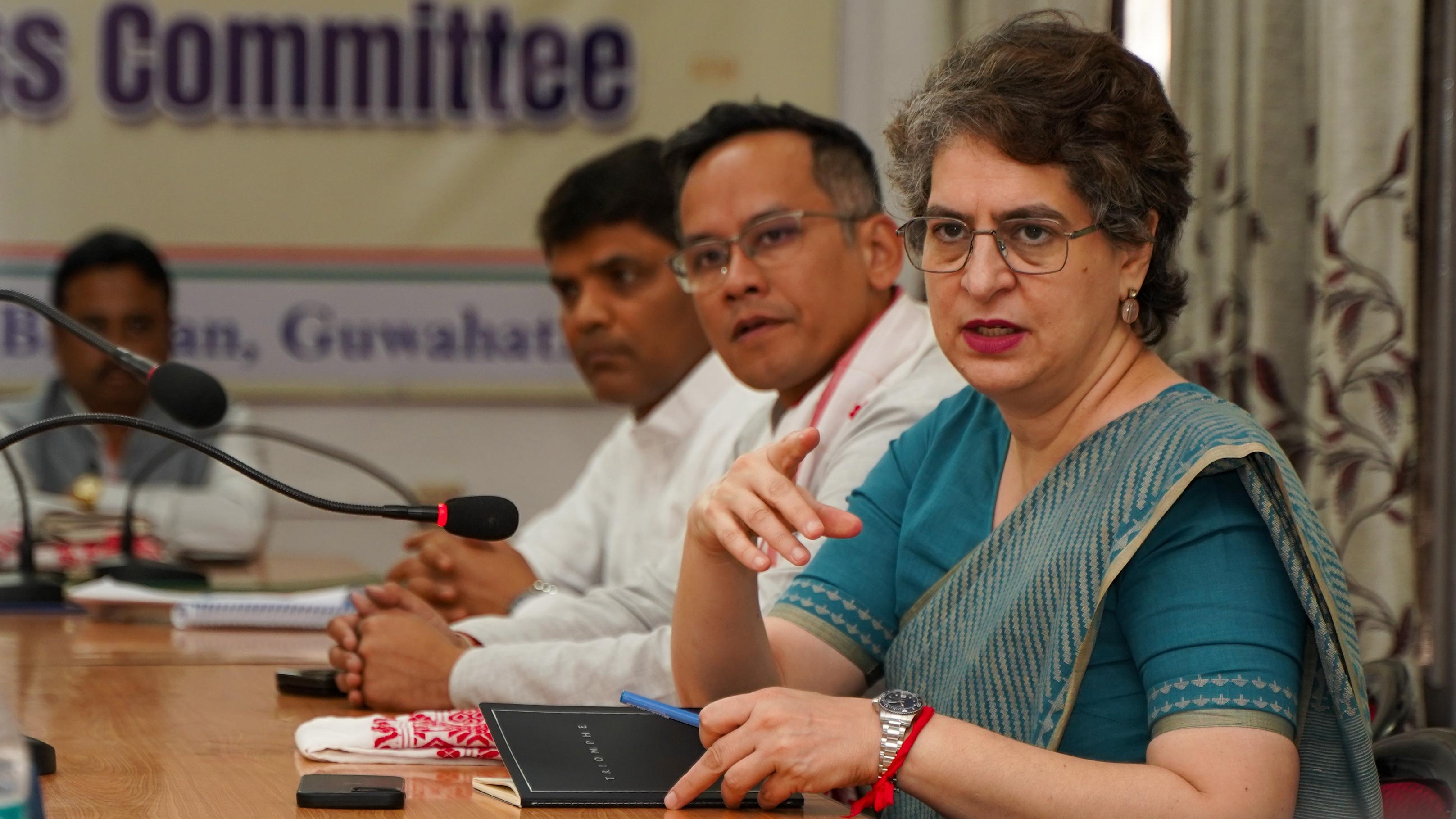 'Highest number of cases a badge of honour': Priyanka Gandhi says Congress is on the 'right track'