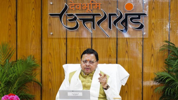 Attack on the country's reputation: Uttarakhand CM on IYC's 'shirtless protest'