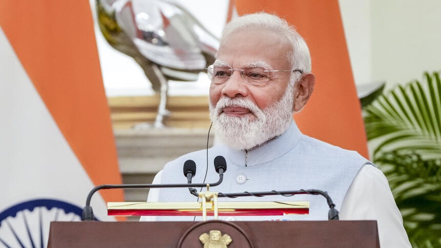 ‘Made-in-India chips key to developed India’: PM Modi lays foundation for HCL-Foxconn semiconductor plant