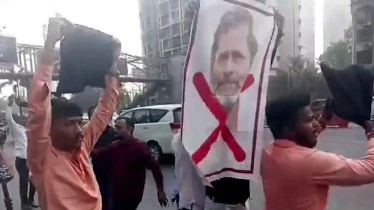 BJP workers show black flags to Rahul Gandhi in Mumbai over AI summit protest