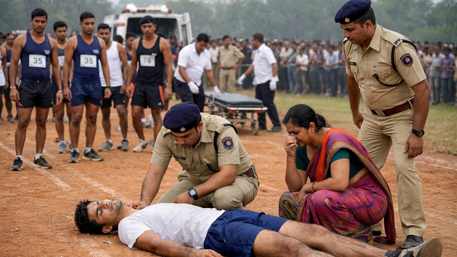 Police job aspirant dies during running test in Maharashtra's Chhatrapati Sambhajinagar