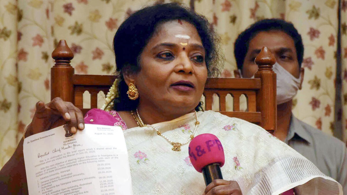 Stalin creating 'artificial' narrative of rights deprivation in state: BJP leader Soundararajan