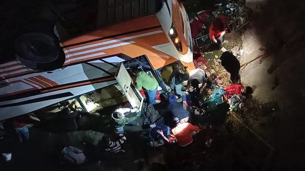 18 killed, several inured after bus falls into river in Nepal's Dhading district
