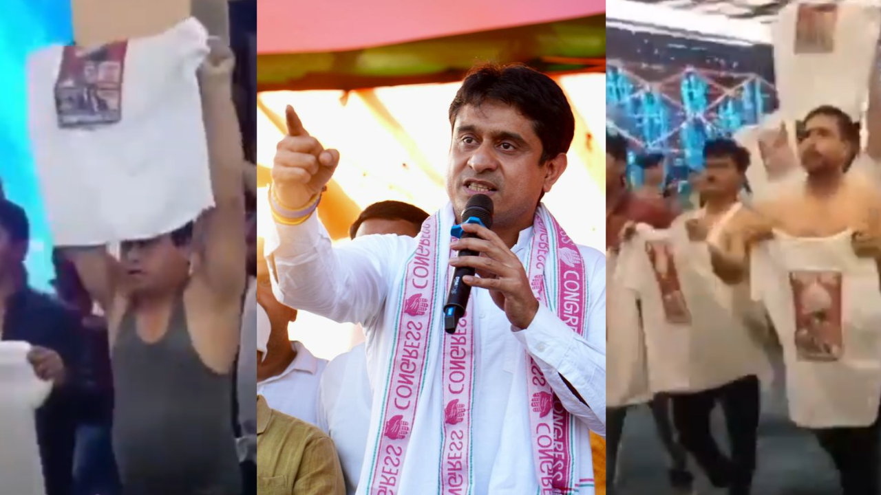 'Shirtless' protest at AI Summit | Youth Congress chief arrested; Rahul Gandhi says 'proof of cowardice'