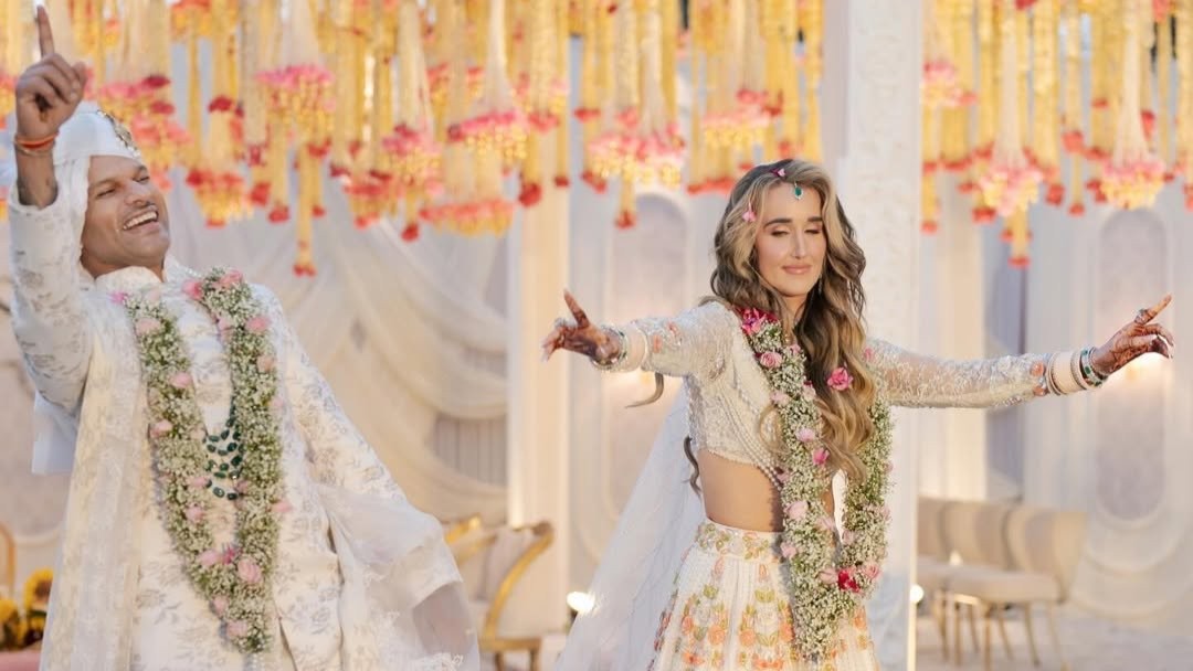 Shikhar Dhawan and Sophie Shine tie knot in dreamy wedding, see pics here