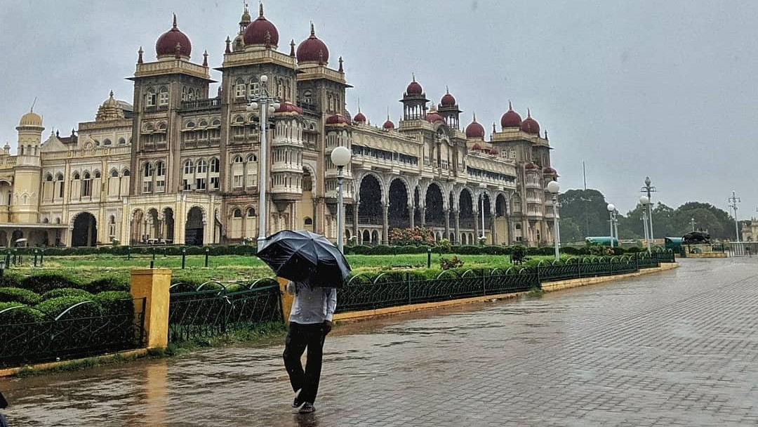 Rain brings relief from heat in Mysuru 