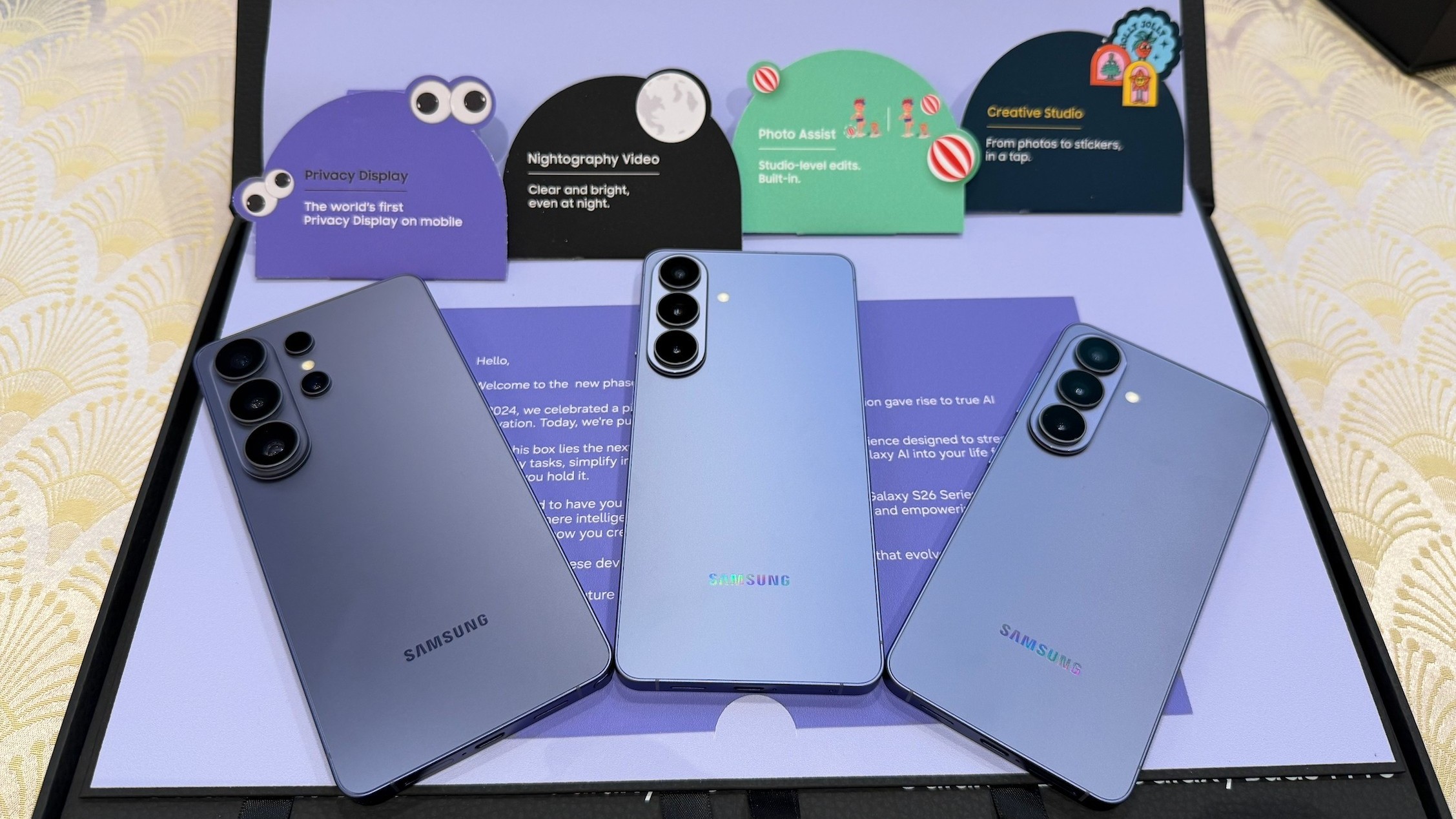 Samsung Galaxy S26 series.