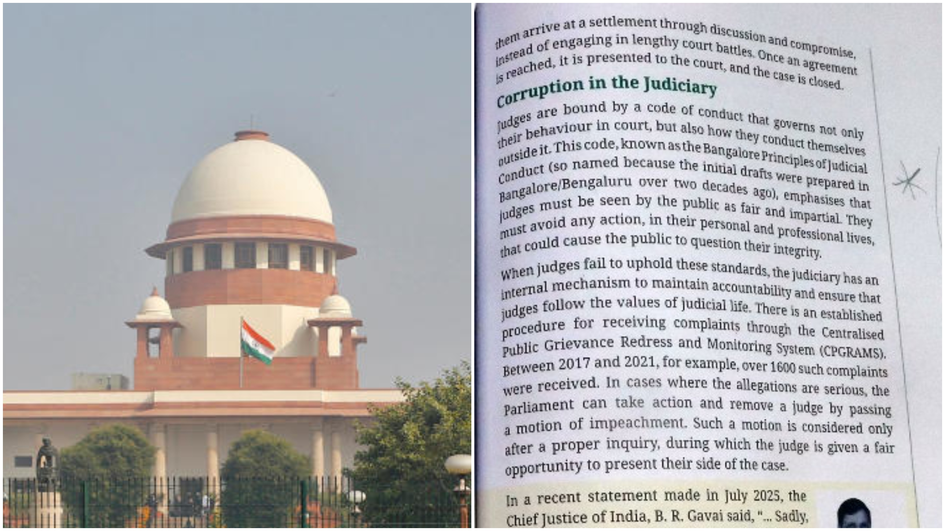 'Under pressure from lawyers, judges', university asks student to take down article critical of Supreme Court post NCERT chapter row